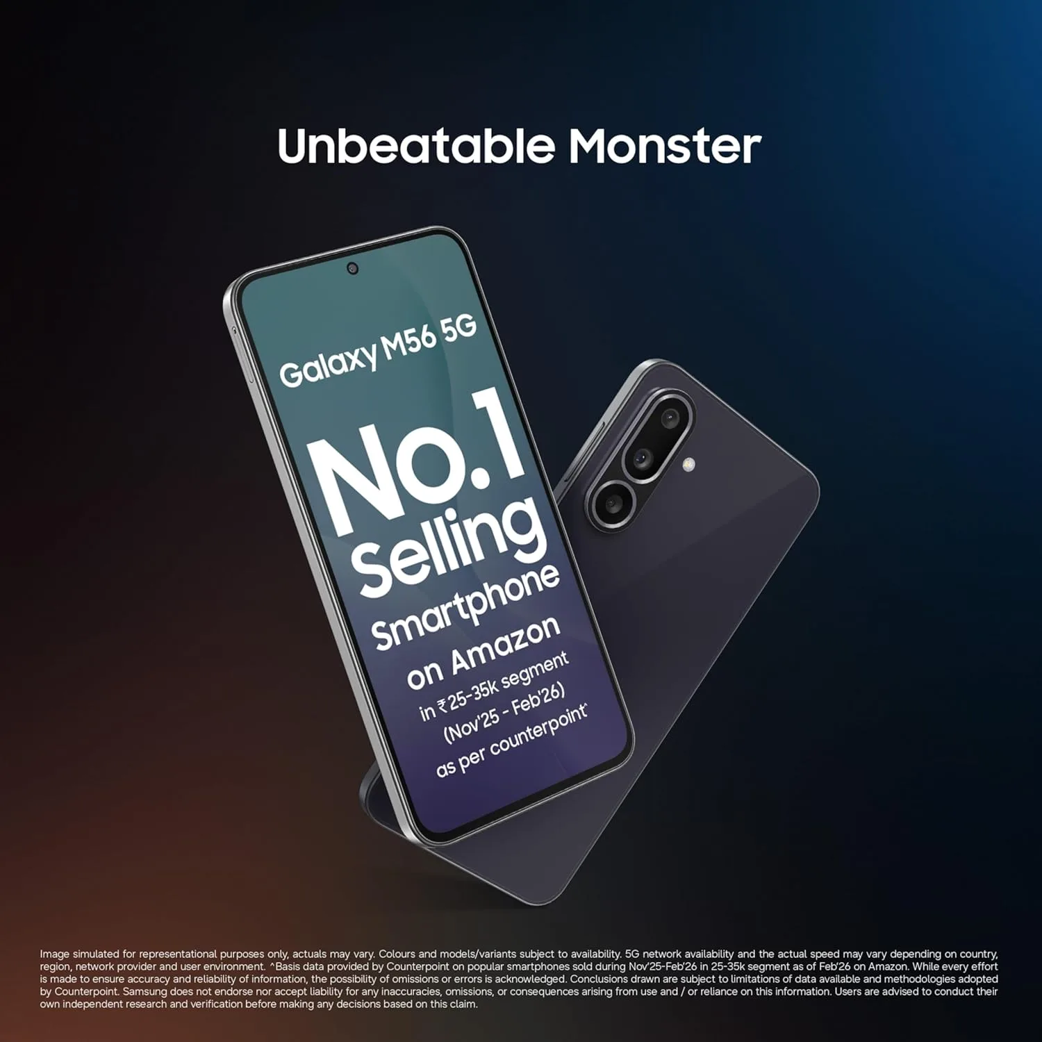Samsung Galaxy M56 5G 8GB+256GB Smartphone